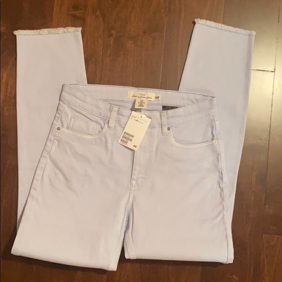 H&M Denim - Very light blue/white jeans